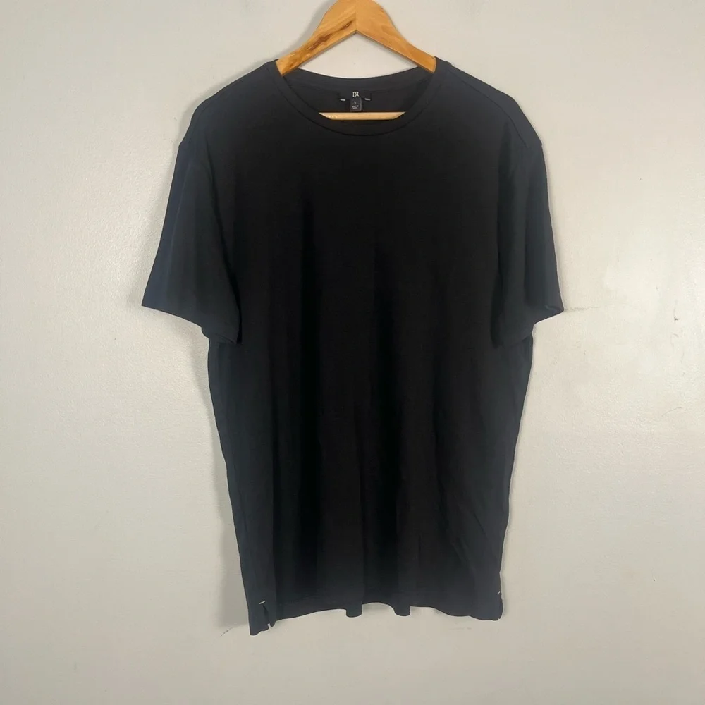 Banana republic men’s LUXURY-TOUCH T-SHIRT black size large